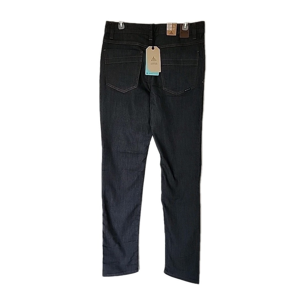 prAna Mens Bridger Jeans 31x36 Slim Fit Straight Stretch 5 Pocket Organic New